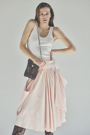 BROWN LEATHER VINTAGE BAG