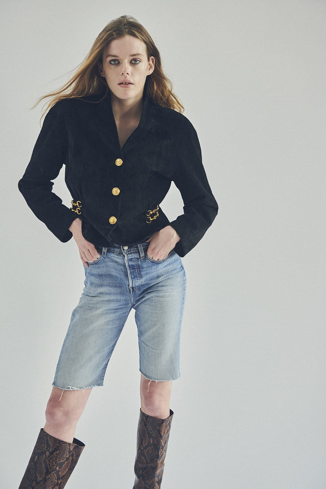 SUEDE & BRASS JACKET