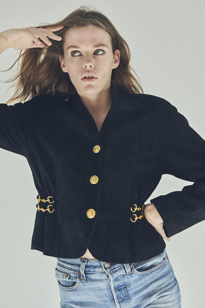 SUEDE & BRASS JACKET
