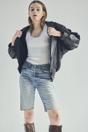 'ANDIE' VINTAGE LEATHER JACKET 