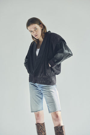 'ANDIE' VINTAGE LEATHER JACKET 
