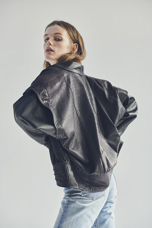 'ANDIE' VINTAGE LEATHER JACKET 