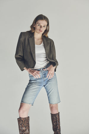 HERRINGBONE TWEED JACKET