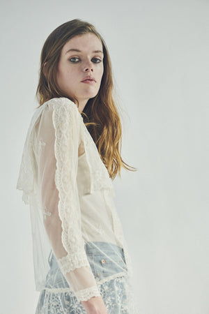 SHEER LACE TOP 