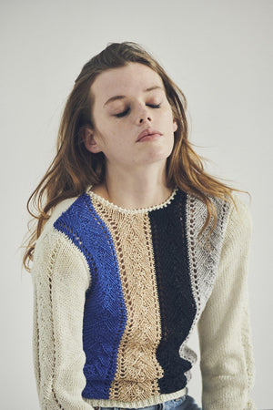 MULTI-COLOURED STRIPED JUMPER
