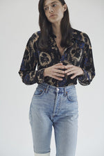 BOWIE & SINGER 'FEVER' PSYCHEDELIC FLORAL PRINT SHIRT