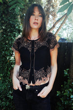 FLORAL STITCH SHIRT