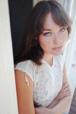 VINTAGE WHITE EMBROIDERED SHIRT