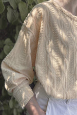 BUTTERCUP YELLOW TERRY CLOTH TOP
