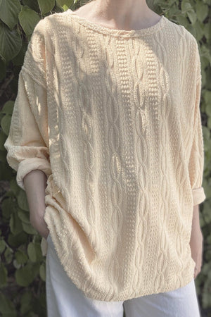 BUTTERCUP YELLOW TERRY CLOTH TOP